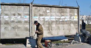 Демонтаж бетонного забора в Мысках - Расценки от 788 руб.