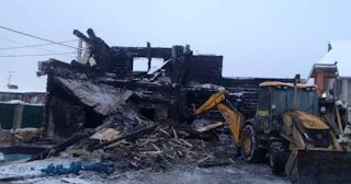 Демонтаж сгоревших зданий в Мысках | Сварной-Мси - снос после пожара от 1051 рублей